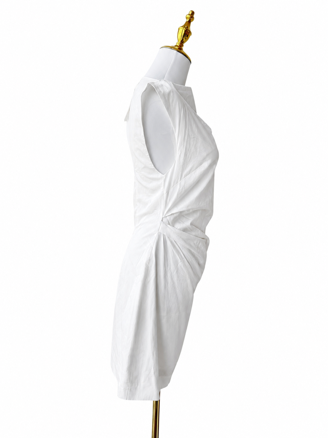 St. Agni
Asymmetric Tuck Mini Dress