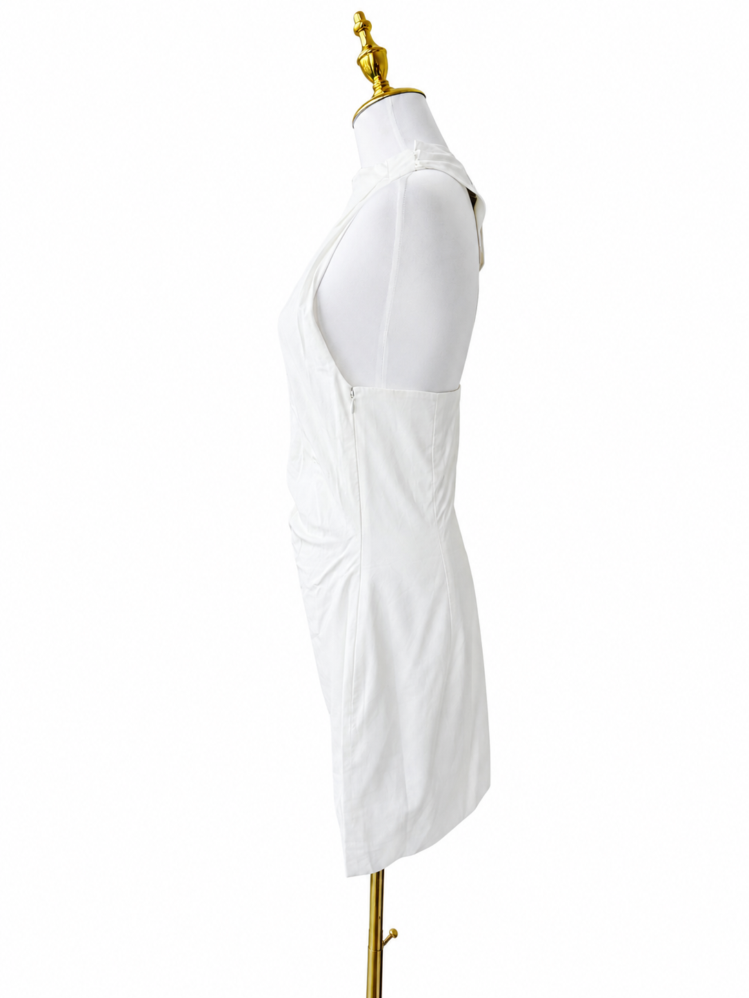 St. Agni
Asymmetric Tuck Mini Dress